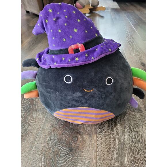 Squishmallow gildie Spider Black 2022 Halloween Stuffed Animal 8" #4 - Picture 3 of 3